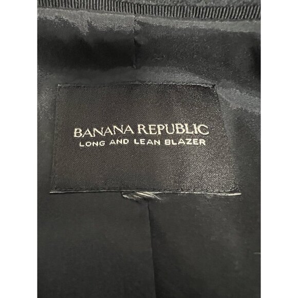 Banana Republic Womens Long Lean Velvet Blazer~Size Unknown (No Tag)~Black L5 08 - Picture 9 of 11